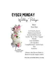 CYBER MONDAY Two Tier Wedding Package